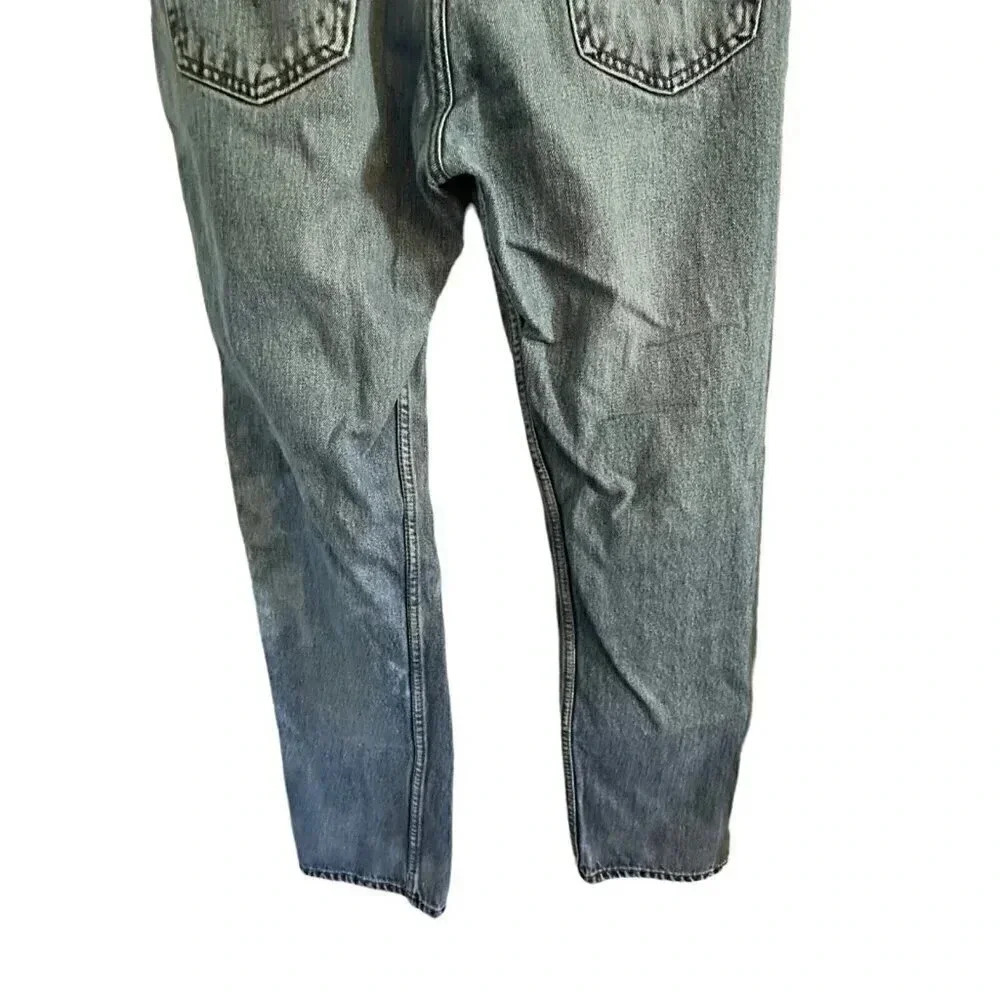 Levis 505 Jeans Mens 34X34 measure 31x32 Regular Fit Straight Leg Light Wash - Picture 5 of 12